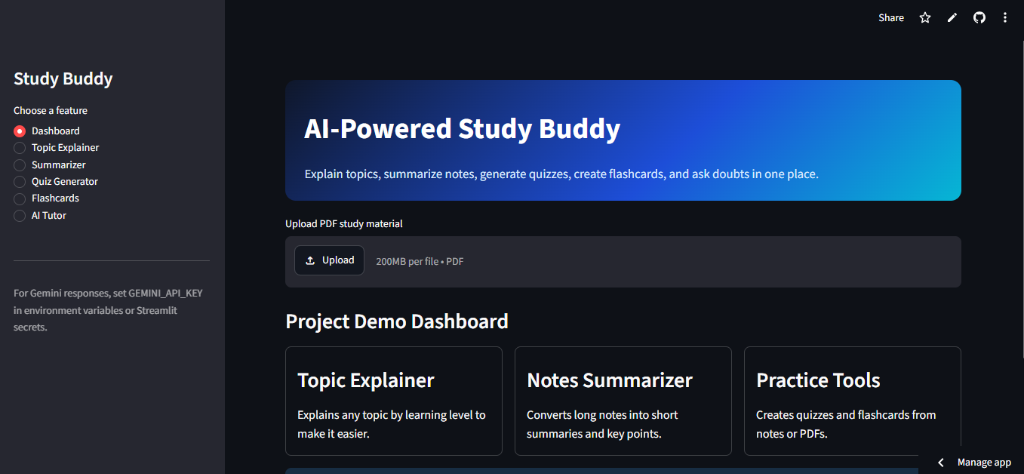 AI Study Buddy